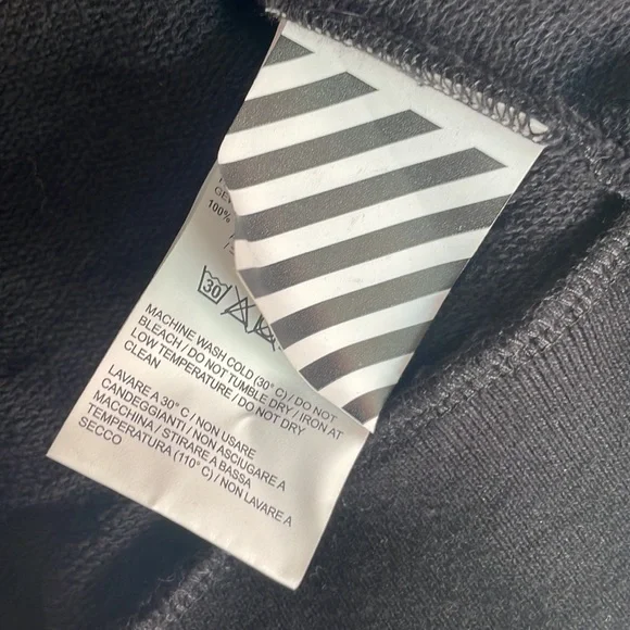 Off white multicolor oil monet painting zip hoodie XXS NWOT - Picture 5 of 9